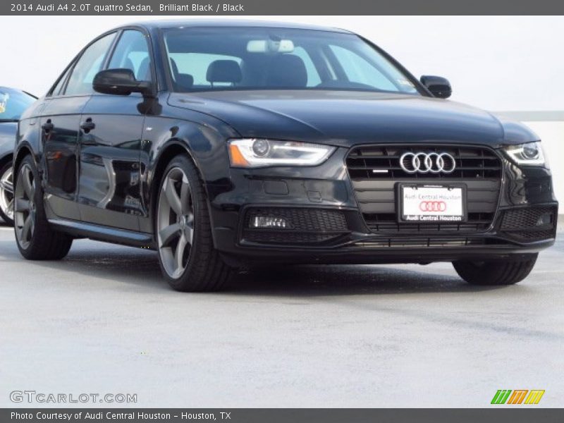 Brilliant Black / Black 2014 Audi A4 2.0T quattro Sedan