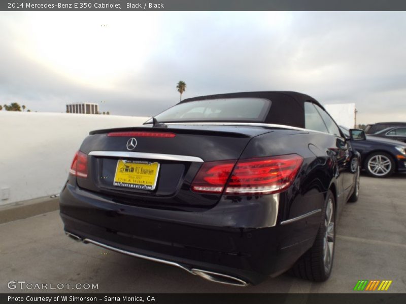 Black / Black 2014 Mercedes-Benz E 350 Cabriolet