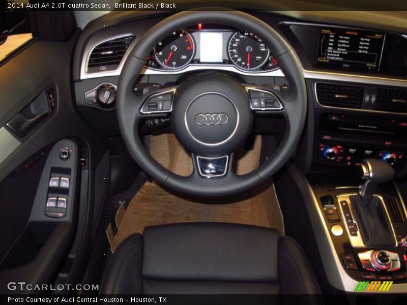 Brilliant Black / Black 2014 Audi A4 2.0T quattro Sedan