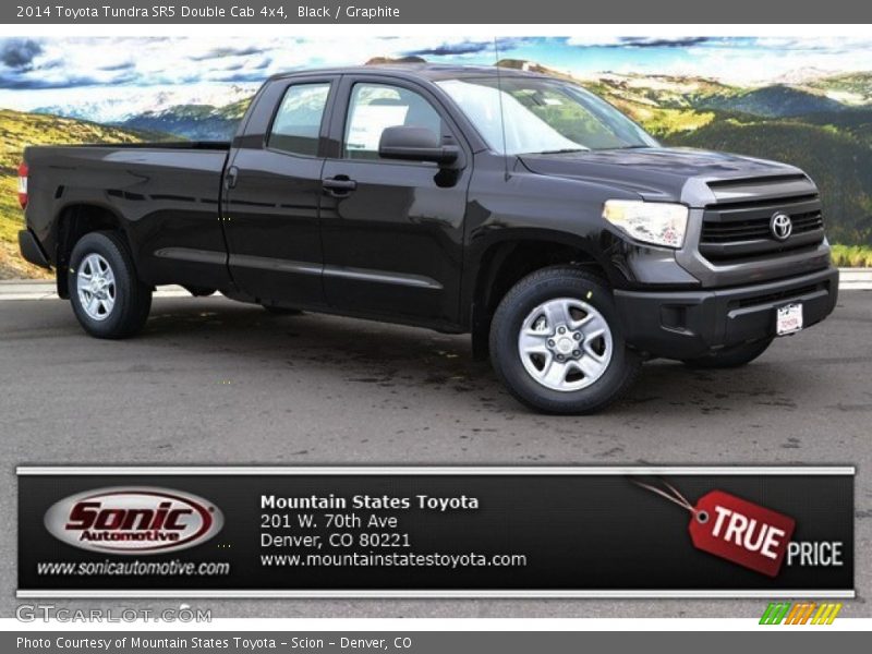 Black / Graphite 2014 Toyota Tundra SR5 Double Cab 4x4