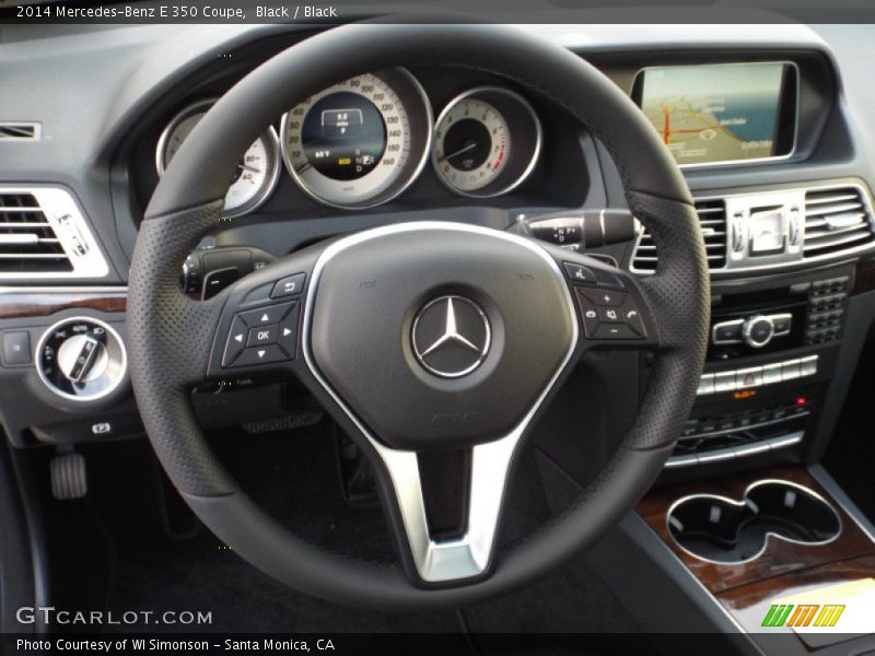 Black / Black 2014 Mercedes-Benz E 350 Coupe