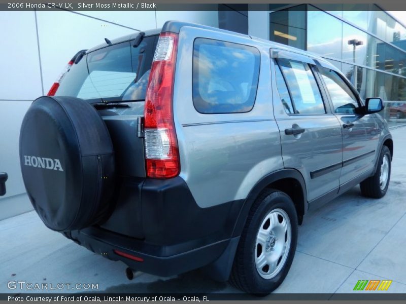 Silver Moss Metallic / Black 2006 Honda CR-V LX