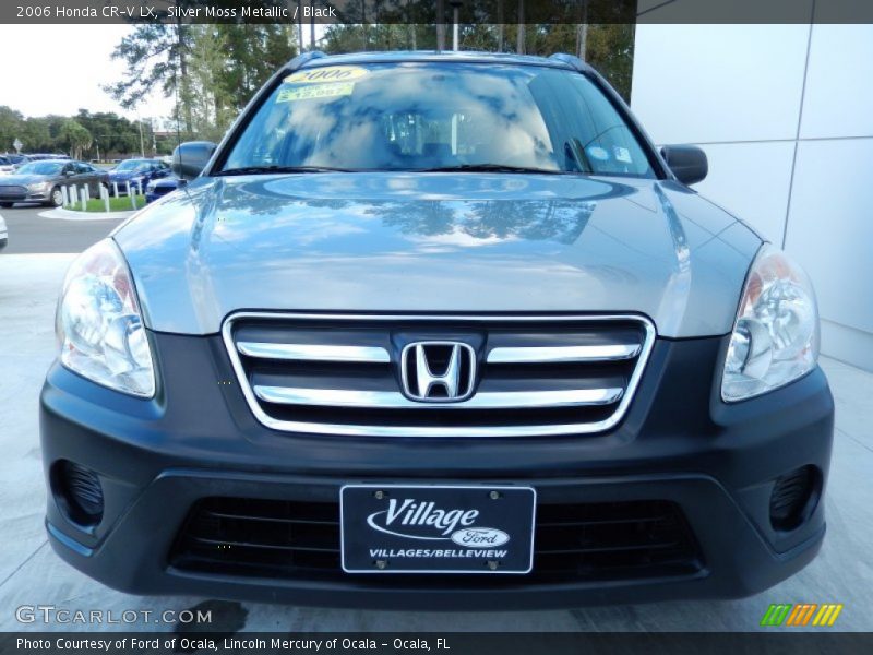 Silver Moss Metallic / Black 2006 Honda CR-V LX