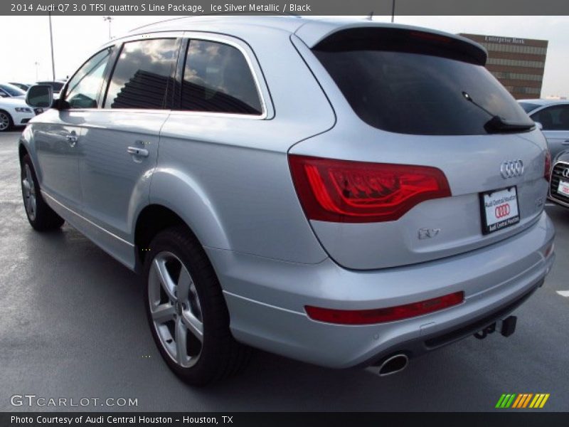 Ice Silver Metallic / Black 2014 Audi Q7 3.0 TFSI quattro S Line Package
