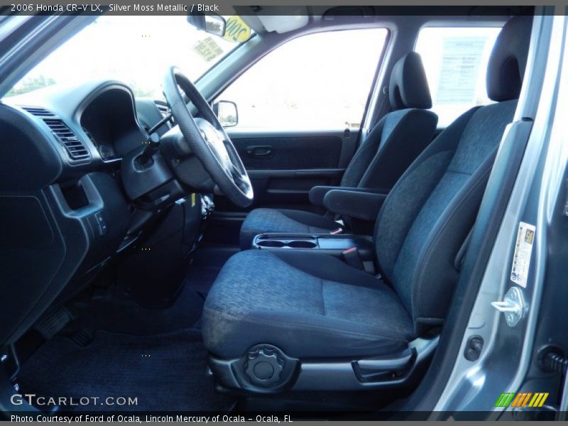 Silver Moss Metallic / Black 2006 Honda CR-V LX