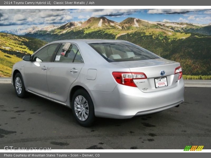 Classic Silver Metallic / Ash 2014 Toyota Camry Hybrid LE