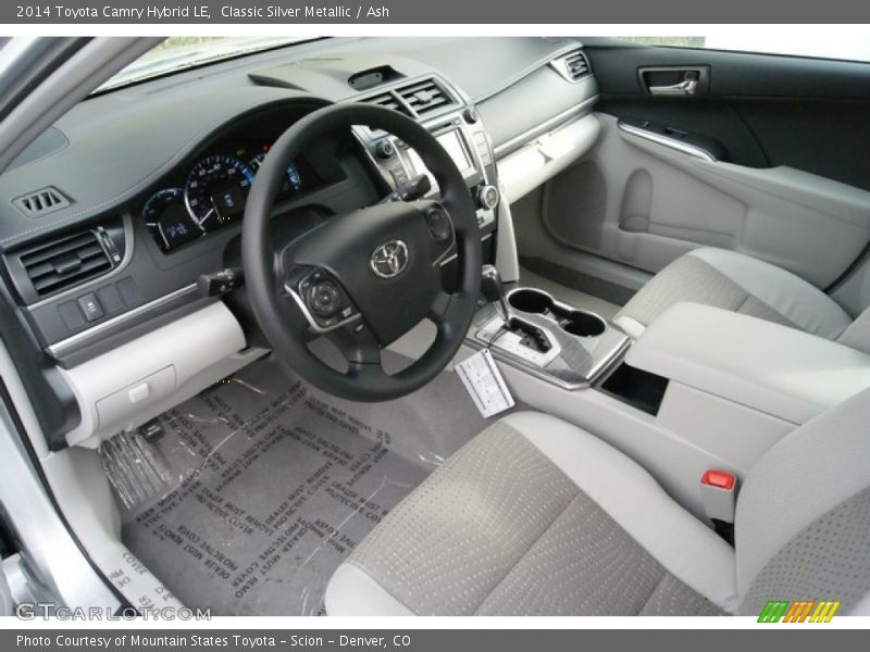 Classic Silver Metallic / Ash 2014 Toyota Camry Hybrid LE