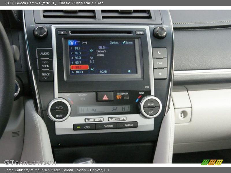 Classic Silver Metallic / Ash 2014 Toyota Camry Hybrid LE