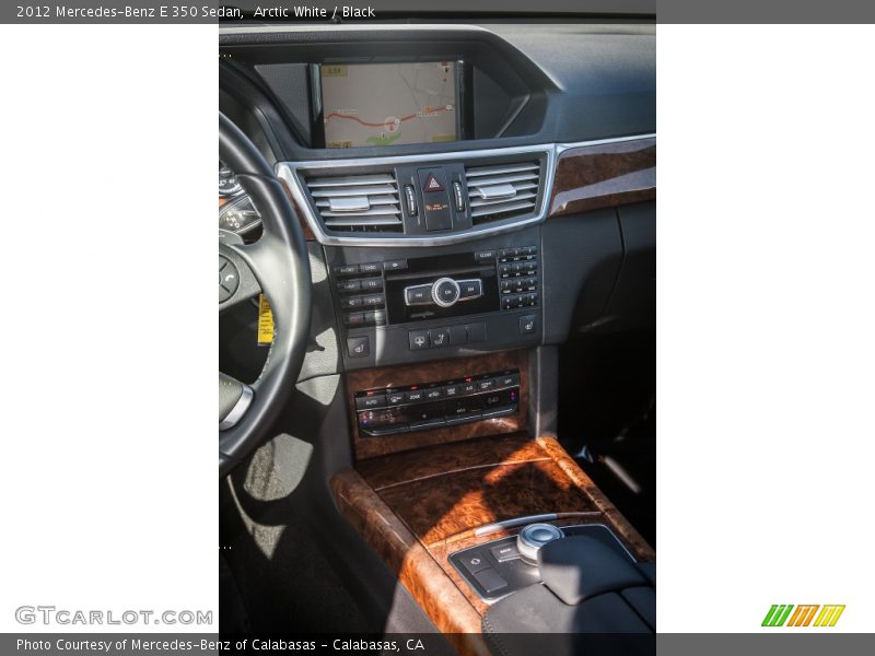 Arctic White / Black 2012 Mercedes-Benz E 350 Sedan