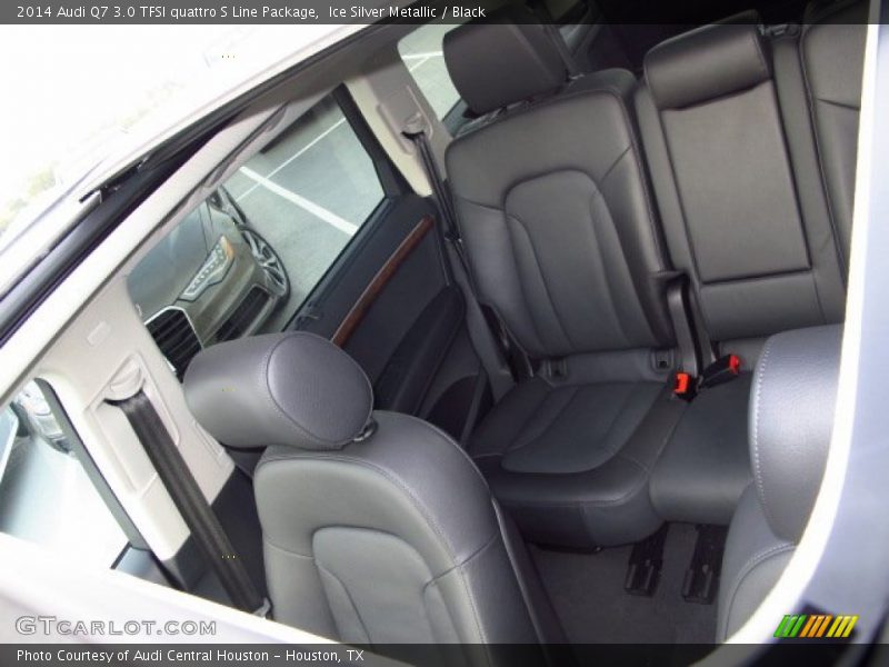 Ice Silver Metallic / Black 2014 Audi Q7 3.0 TFSI quattro S Line Package