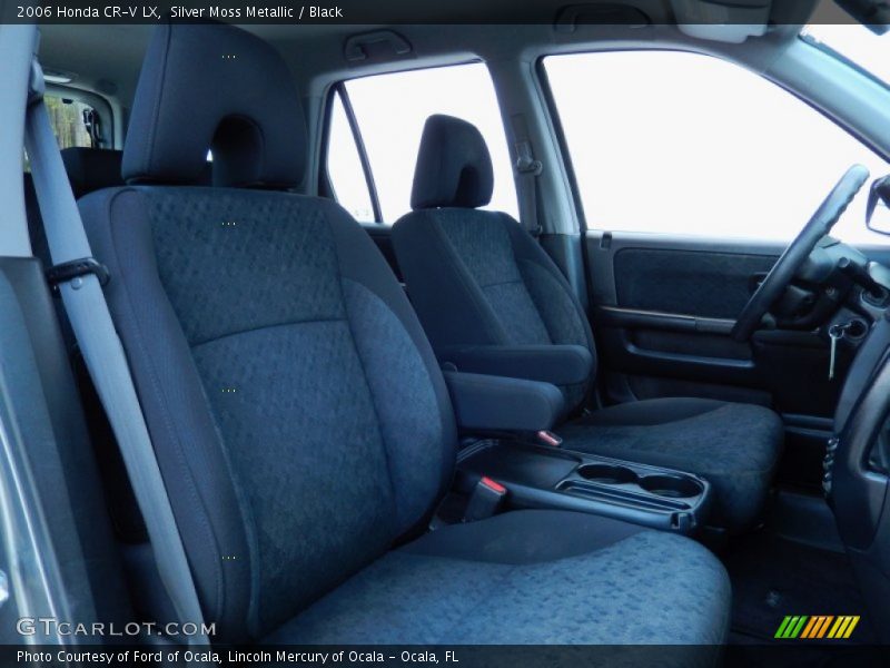 Silver Moss Metallic / Black 2006 Honda CR-V LX
