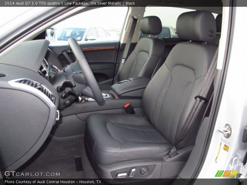 Ice Silver Metallic / Black 2014 Audi Q7 3.0 TFSI quattro S Line Package