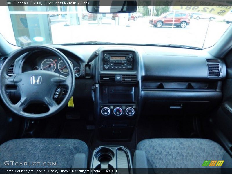 Silver Moss Metallic / Black 2006 Honda CR-V LX