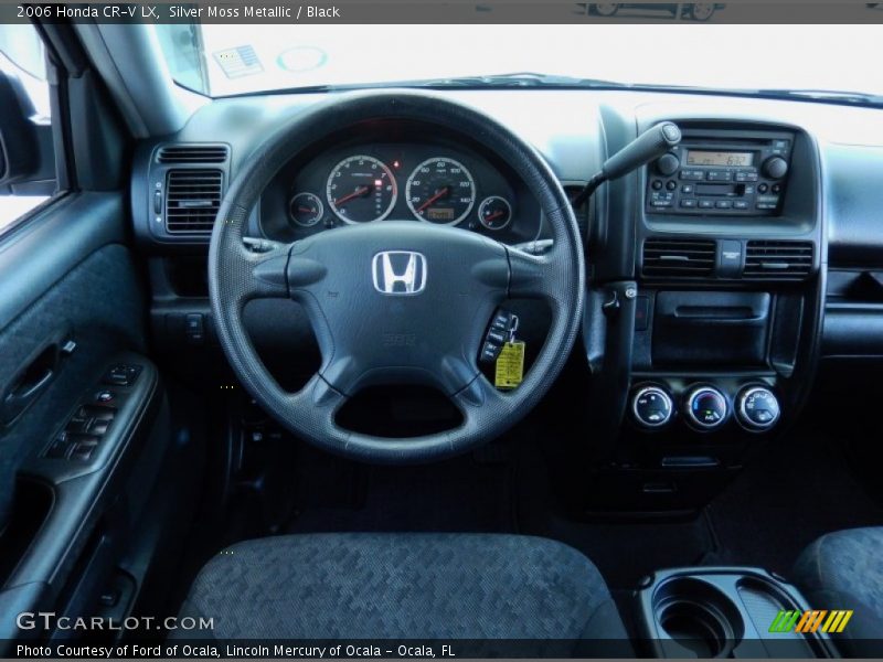 Silver Moss Metallic / Black 2006 Honda CR-V LX
