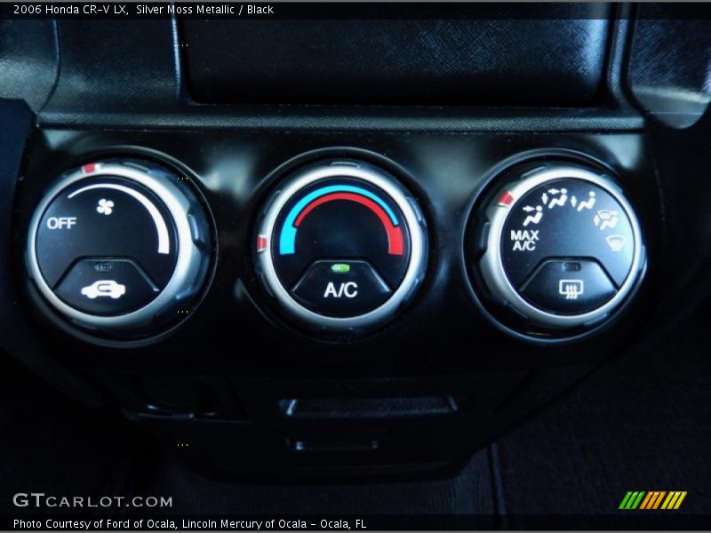 Silver Moss Metallic / Black 2006 Honda CR-V LX