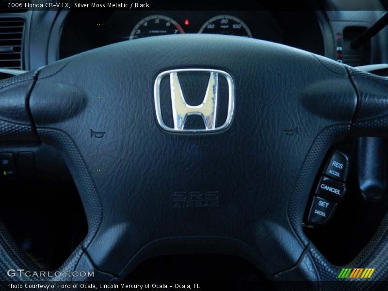 Silver Moss Metallic / Black 2006 Honda CR-V LX