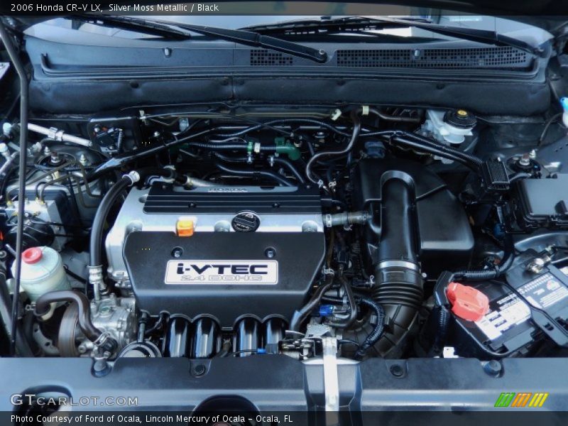 Silver Moss Metallic / Black 2006 Honda CR-V LX