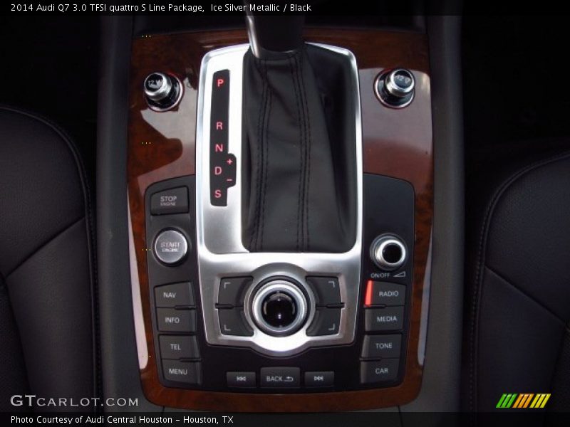 Ice Silver Metallic / Black 2014 Audi Q7 3.0 TFSI quattro S Line Package