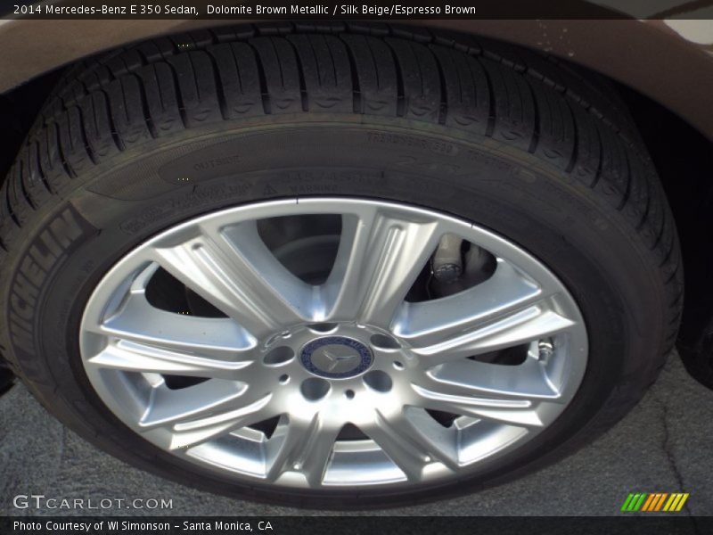 Dolomite Brown Metallic / Silk Beige/Espresso Brown 2014 Mercedes-Benz E 350 Sedan