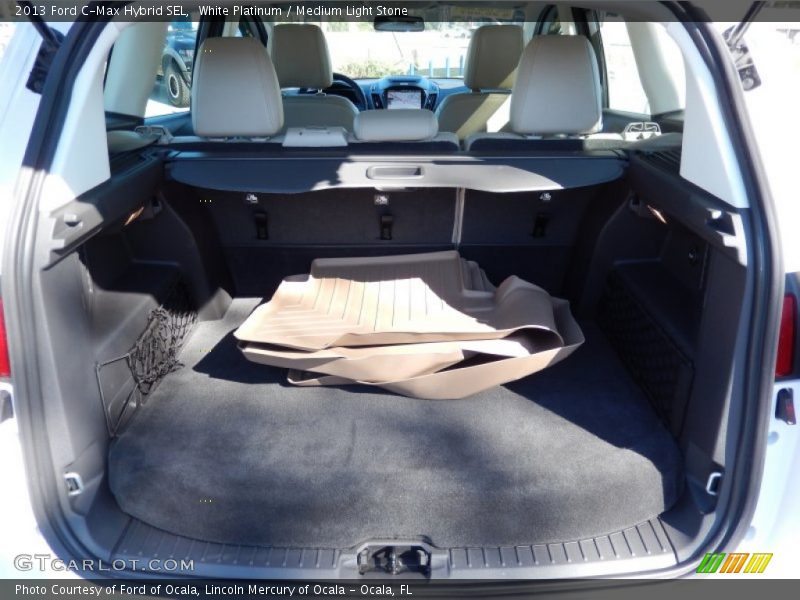 White Platinum / Medium Light Stone 2013 Ford C-Max Hybrid SEL