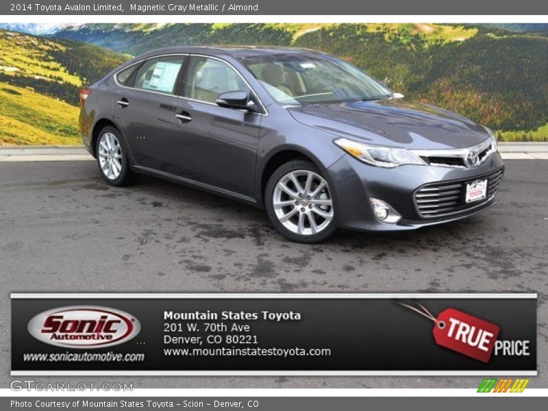 Magnetic Gray Metallic / Almond 2014 Toyota Avalon Limited