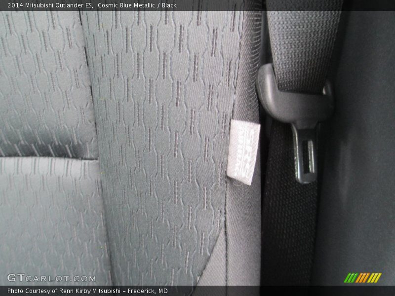 Cosmic Blue Metallic / Black 2014 Mitsubishi Outlander ES