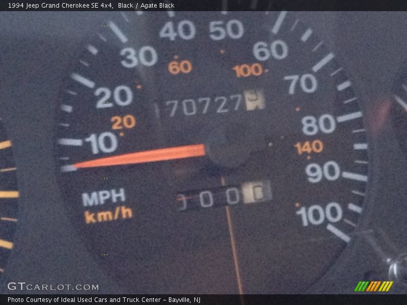 Black / Agate Black 1994 Jeep Grand Cherokee SE 4x4