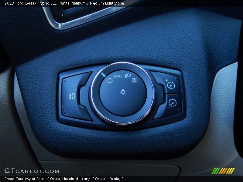 White Platinum / Medium Light Stone 2013 Ford C-Max Hybrid SEL