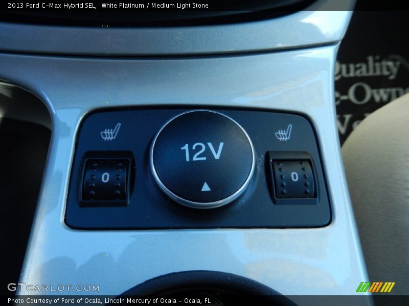 White Platinum / Medium Light Stone 2013 Ford C-Max Hybrid SEL