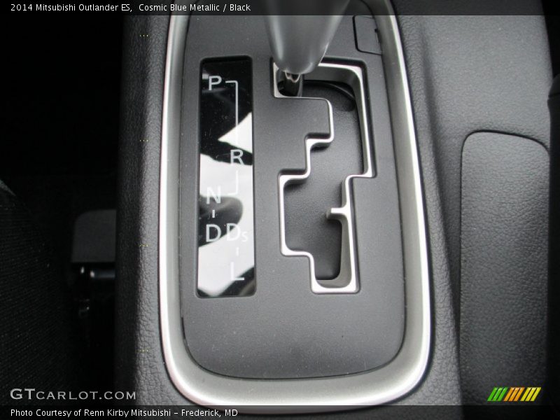 Cosmic Blue Metallic / Black 2014 Mitsubishi Outlander ES