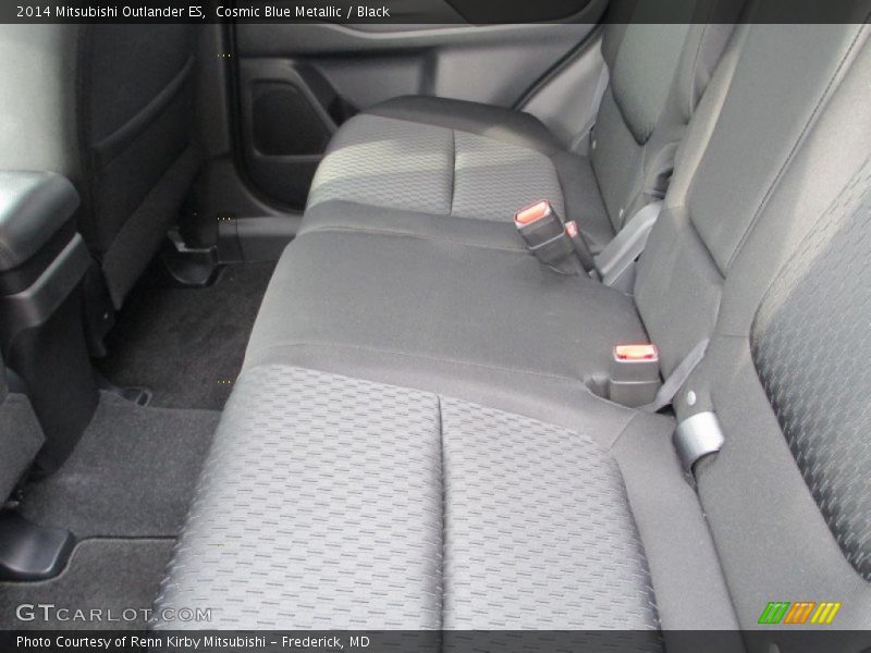 Cosmic Blue Metallic / Black 2014 Mitsubishi Outlander ES