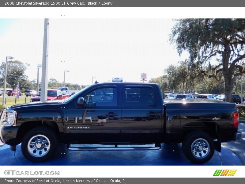 Black / Ebony 2008 Chevrolet Silverado 1500 LT Crew Cab