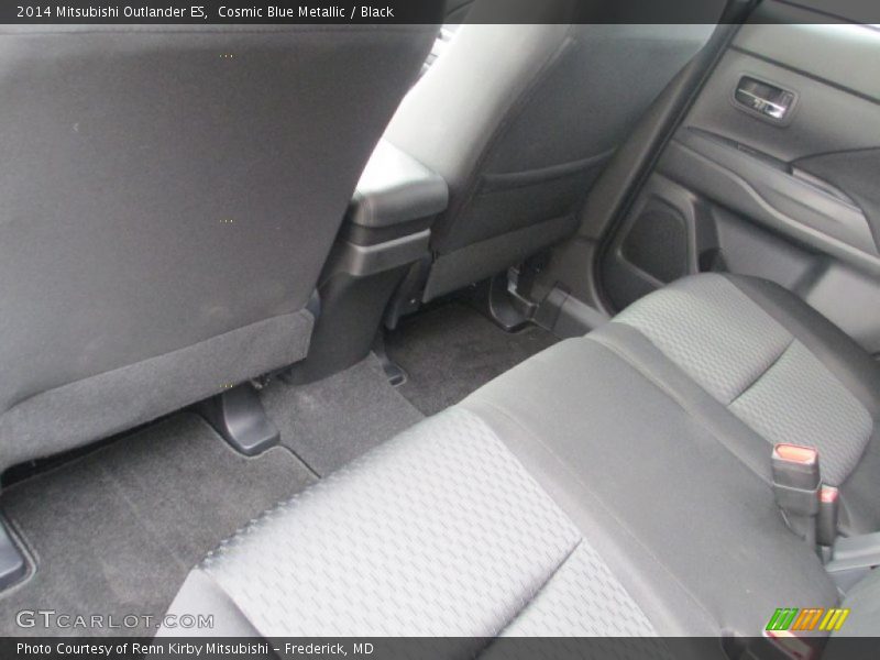 Cosmic Blue Metallic / Black 2014 Mitsubishi Outlander ES