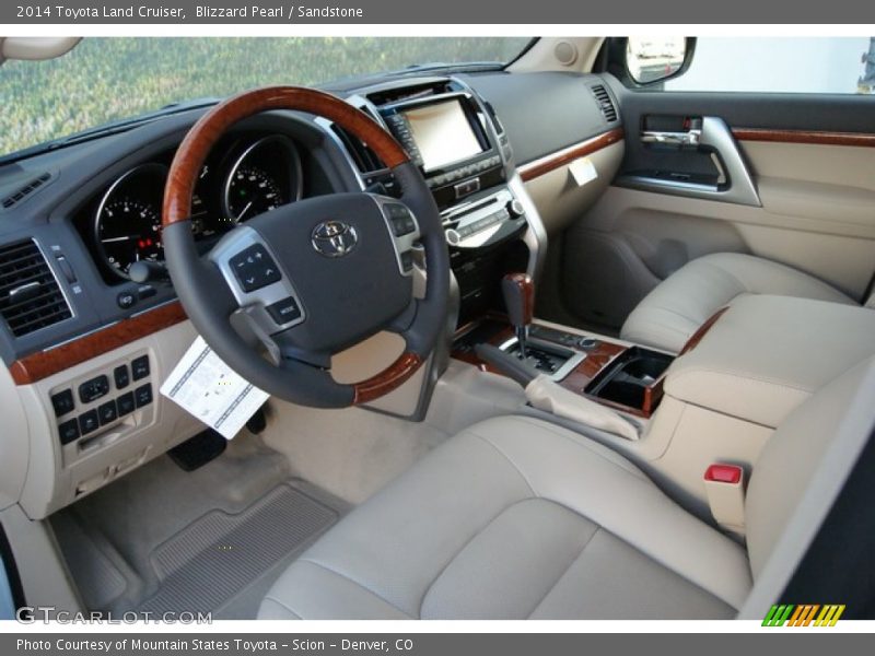 Sandstone Interior - 2014 Land Cruiser  