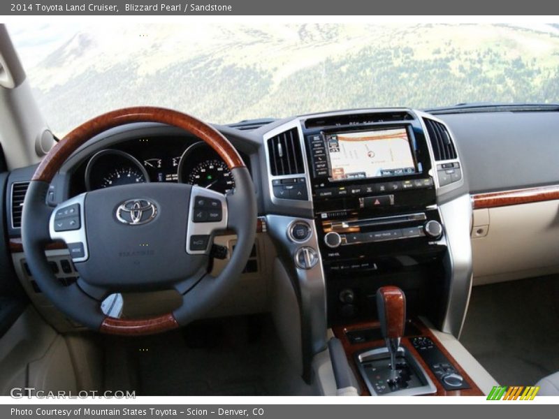Dashboard of 2014 Land Cruiser 