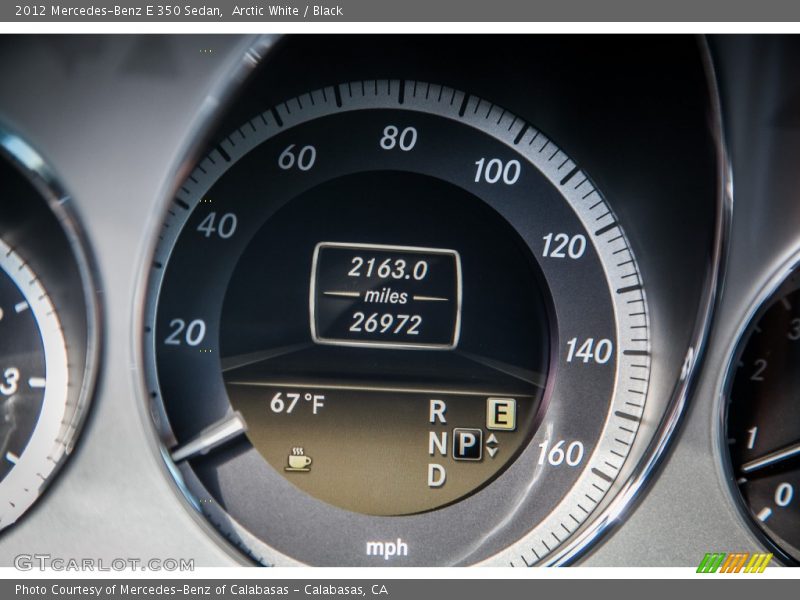Arctic White / Black 2012 Mercedes-Benz E 350 Sedan
