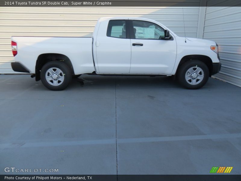 Super White / Graphite 2014 Toyota Tundra SR Double Cab