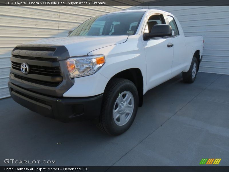 Super White / Graphite 2014 Toyota Tundra SR Double Cab
