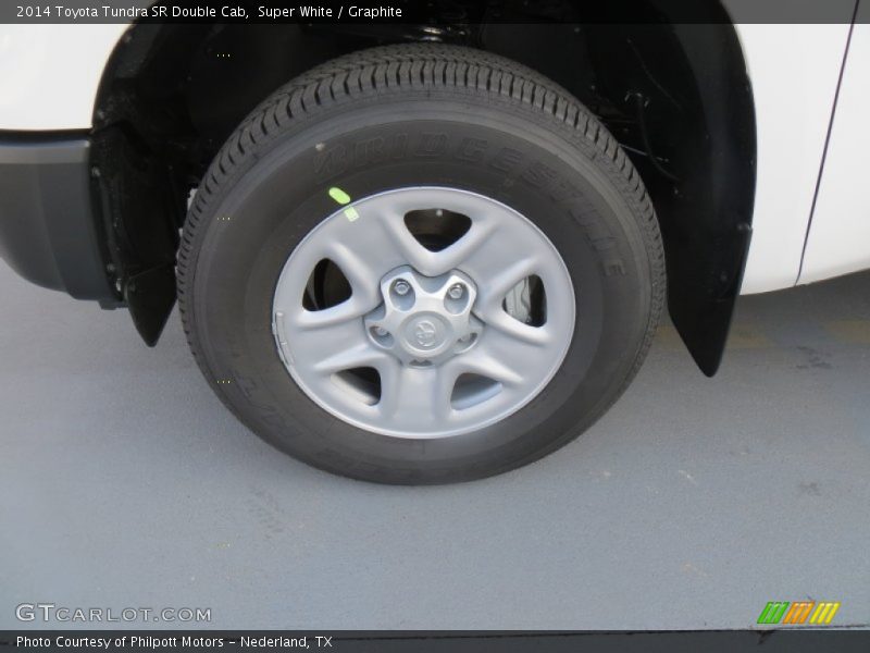 Super White / Graphite 2014 Toyota Tundra SR Double Cab