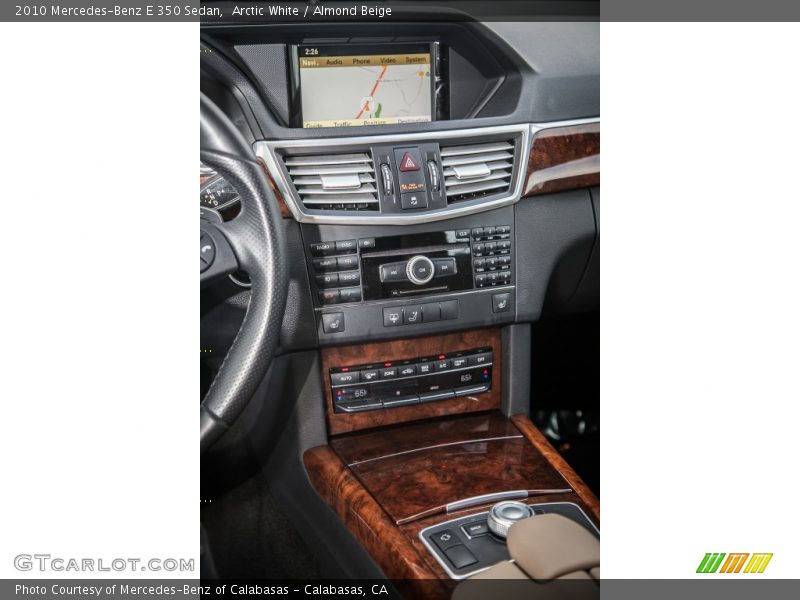 Arctic White / Almond Beige 2010 Mercedes-Benz E 350 Sedan