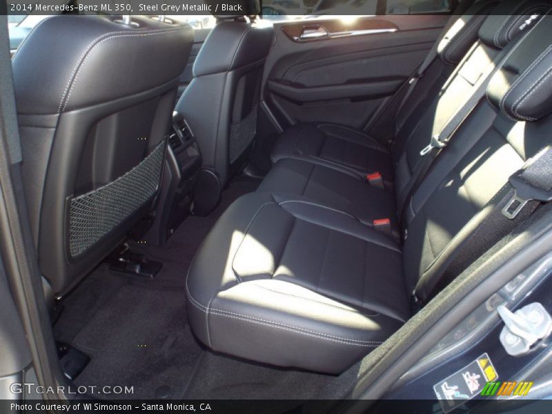 Steel Grey Metallic / Black 2014 Mercedes-Benz ML 350