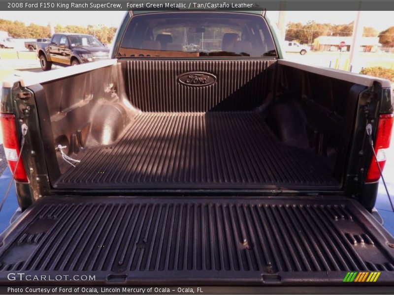 Forest Green Metallic / Tan/Castaño Leather 2008 Ford F150 King Ranch SuperCrew