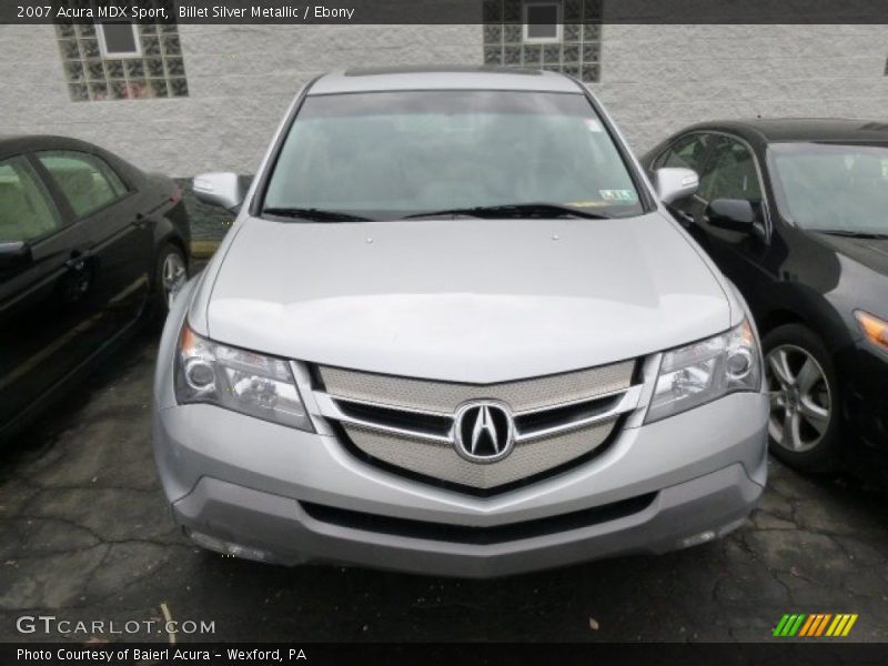 Billet Silver Metallic / Ebony 2007 Acura MDX Sport