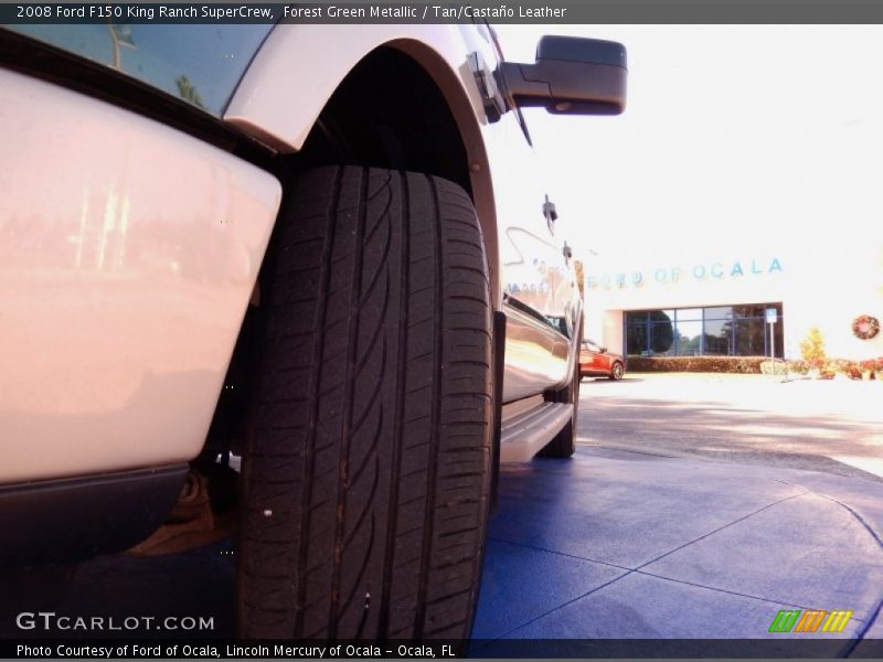 Forest Green Metallic / Tan/Castaño Leather 2008 Ford F150 King Ranch SuperCrew