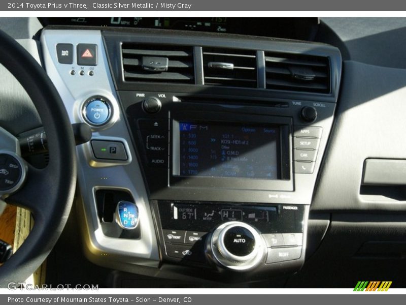 Classic Silver Metallic / Misty Gray 2014 Toyota Prius v Three