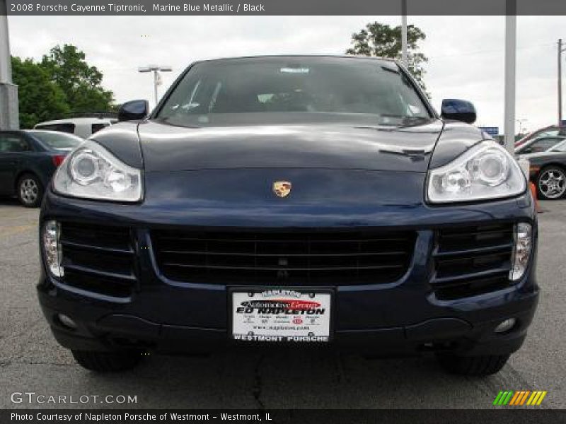 Marine Blue Metallic / Black 2008 Porsche Cayenne Tiptronic
