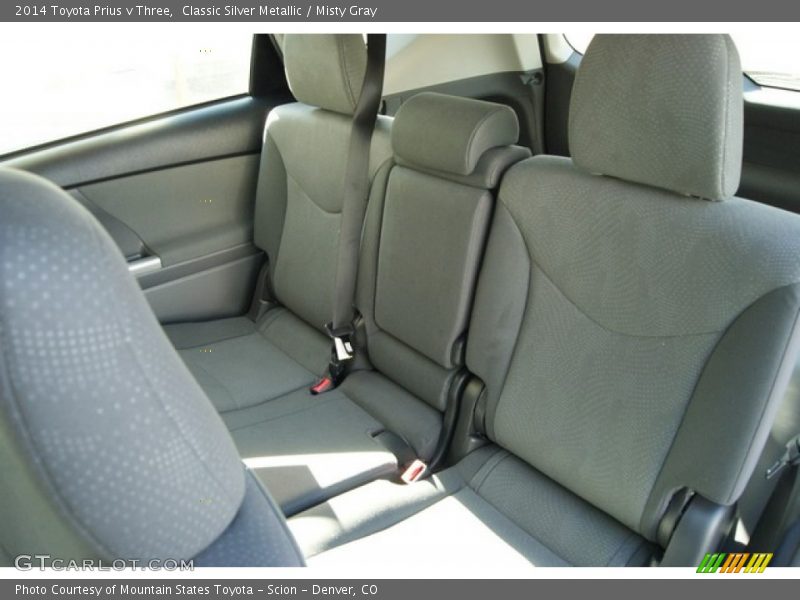 Classic Silver Metallic / Misty Gray 2014 Toyota Prius v Three