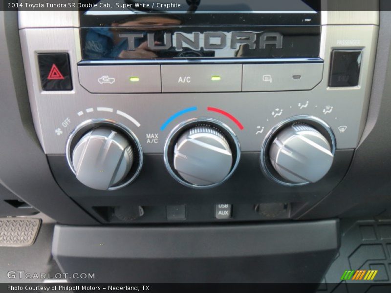 Super White / Graphite 2014 Toyota Tundra SR Double Cab
