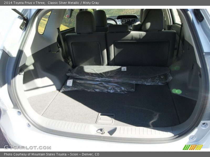 Classic Silver Metallic / Misty Gray 2014 Toyota Prius v Three