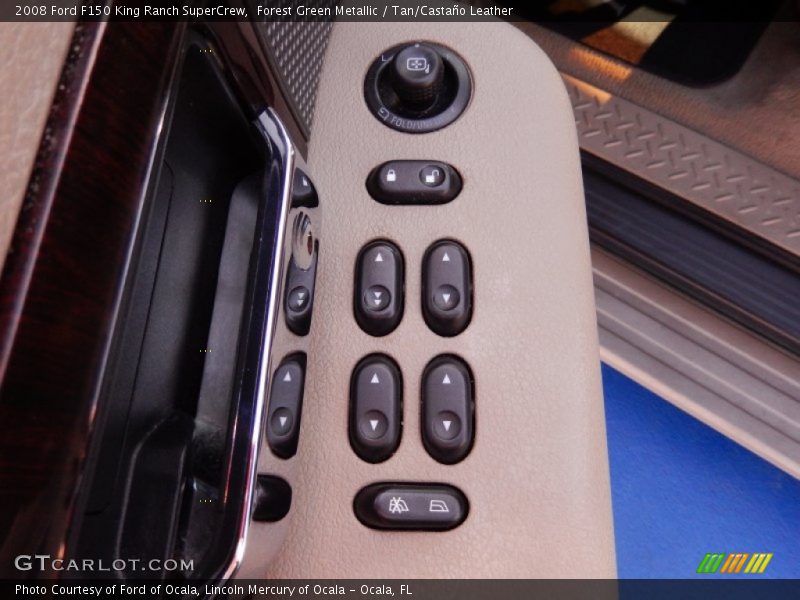 Forest Green Metallic / Tan/Castaño Leather 2008 Ford F150 King Ranch SuperCrew